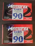 2 New Memorex Cassette Tape Dbs 90 135M Normal Bias Type Sealed Vintage. Fixed Price $7.00.