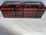 Sony Chf 90 Cassette Tapes Lot Of 8 Each Sealed ( Read Description). Fixed Price $120.00.