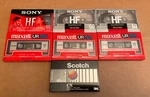 Vintage Sealed Lot Of 7 Sony Hf Maxell Ur 90 Scotch Cs Cassette Tapes. Fixed Price $19.99.
