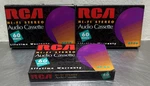 Rca Hi-fi Stereo Blank Audio Cassette Tape Minute RC60 Lot Of 3 New Sealed. Fixed Price $9.99.