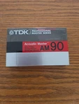 Sealed Vintage Tdk Acoustic Master AM90 Professional Series Cassette Tape. Fixed Price $10.00.