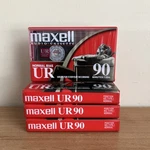 Maxell UR-90 4 Pk Normal Bias Audio Cassettes Minute With Cases Pack. Fixed Price $8.89.