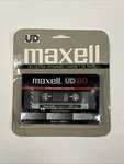 Maxell 60 Blank Audio Cassette Tape Ultra Dynamic Japan Sealed New. Fixed Price $24.99.