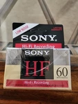 Sony Hf Type 1 60 Minute Blank Audio Cassette Tape New Sealed. Fixed Price $15.00.