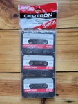 Retro Certron Blank Cassette Tapes C-60 (3 Pack Sealed) Old Stock Low Noise. Fixed Price $15.00.