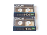 Denon HD6 100 Blank Audio Cassette Tape Type Ii 2 High Position, Lot Of Sealed. Fixed Price $38.99.