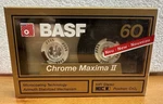 Basf Chrome Maxima Ii CRO2 60 Minute 1989 Blank Cassette Tape Hi Bias Germany. Fixed Price $28.49.