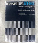 Maxell 8T-90 Blank 8-TRACK Cartridge Tape High Output Ext RNG90 Min Sealed (M77). Fixed Price $14.83.