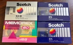 Lot Of 4 Sealed Blank Cassette Tapes Scotch Bx 90 Xs Ii Memorex Dbs Type. Fixed Price $34.99.