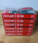 Lot Of 6 Maxell Cassette Ur 90 Audio Tape Normal Bias Min Sealed. Fixed Price $15.00.
