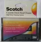 3M Scotch Cassette Deck Head Cleaner Buff Strip Cleaning System New Sealed!. Fixed Price $9.99.