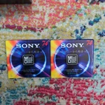 2 Pcs. Sony MDW-74B Prism Series 1 74MIN Recordable Minidiscs. New Sealed. Fixed Price $21.15.