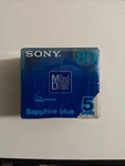 New Pack Sony Cc Sapphire Blue Recordable Minidisc (md) 5MDW80CRL. Fixed Price $52.99.