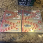 Lot 4 Triad CD-11 Chrome Taiyo Yuden Audio Cassette Tape Sealed Unopened Japan. Fixed Price $119.99.