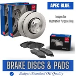 Brake Discs And Pads Set Rear For Range Rover Sport L320 3.0 09- 13 Diesel Blue. Fixed Price $131.17.