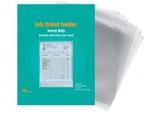 1INTHEOFFICE Job Ticket Holders, 9" X 12", Clear, 10/PACK. Fixed Price $14.54.