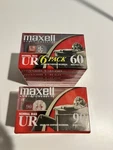 Maxell UR-90 Blank Audio Cassette Tapes Normal Bias 1-5PK & 60 6PK New Sealed. Fixed Price $11.99.