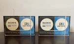 Sony Compact 120 Min. Ab Low-nois. Made Japan. Two Cassettes. New.. Fixed Price $55.00.