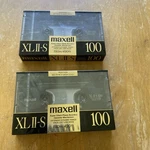 2 Sealed Maxell Xlii-s 100 High Bias Audio Cassette Tapes Nos. Fixed Price $30.00.