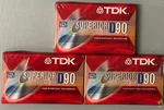 Tdk Superior D90 Normal Bias Cassette Tapes Iec I/type 1 - New 3 Pack. Fixed Price $9.00.
