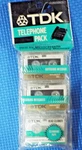 Tdk Telephone Pack D-MC5 D-MC60 MCL-11 Microcassettes. Fixed Price $5.90.
