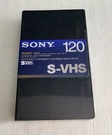New Sealed Sony S-vhs Master Quality Broadcast Video Cassette MQST-120. Fixed Price $19.99.