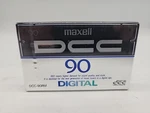 Maxell DCC-90RM Digital Compact Cassette Min Blank Tape Sealed Rare Vintage. Fixed Price $21.99.