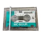 Maxell Mc 6 Hour Microcassette Tape Maxwell Small Blank Sealed. Fixed Price $5.85.