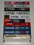 10) Vintage Tdk Ad-s Ar-x Maxell Uds-i Normal Bias Tape For Cassette Deck. Fixed Price $198.00.