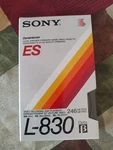 New Sealed Sony L-830 Es Tape Betamax Blank Cassette Japan Made Rare. Fixed Price $21.94.