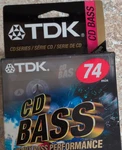 Tdk Cd Bass 74 Min Iec I/type Blank Audio Cassette Tape Jewel Case. Fixed Price $14.24.