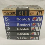 Scotch CX60 BX60 Maxell Xl Ii 100 Blank Cassette Tapes Sealed New Total. Fixed Price $24.99.