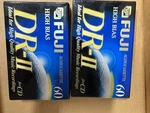 Fuji Dr-ii High Bias Recordable Audio Cassette Tape 60MIN Extraslim Case. Fixed Price $8.25.
