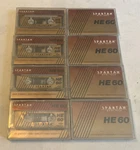 Spartan By Hi-tech Audio Cassette Tapes HE-60 New Old Stock Lot Of 8. Fixed Price $24.95.