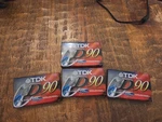 4 Pack Tdk D90 High Output Blank Audio Cassette Tapes Dynamic New & Sealed. Fixed Price $11.92.