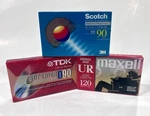 Lot Of 3 Sealed Audio Cassette Tapes: Tdk Superior D90 Maxell UR120 Scotch BX90. Fixed Price $9.96.
