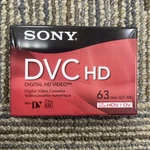 Sony Mini Digital Video Cassette Dvc Hd 63MIN LP94 Premium Tape Sealed. Fixed Price $8.75.