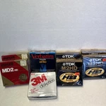Vintage Boxes Verbatim Maxell Tdk 3M 5.25" Mini Disks 80 Total MD2-HD. Fixed Price $99.00.
