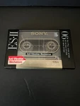 Sony Es Ii 90 Blank Cassette Tape High Bias Anti-vibration Vintage New Sealed. Fixed Price $27.99.