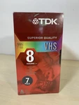 Sealed 7-PACK Tdk T-160 Vhs Tapes 8 Hour Ep Quality Blank Videotape New. Fixed Price $29.99.
