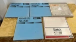 3 Maxell Bq Xli 50-120B 10.5" Reel-to-reel Tape & Ampex 406 + 456 Pieces*. Fixed Price $250.00.