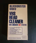 Blockbuster Video Vhs Head Cleaner 1993 Vintage Retro Vcr Dry Cleaning Tape. Fixed Price $8.39.