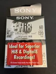 Sony E6-120HMEL HI8 DIGITAL8 Blank Videotape Cassette Lot Of New Sealed. Fixed Price $24.99.