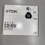 Tdk Cd Rw Disc 80 Minute 700MB 1-4X Blank Media Music Storage Recording Consumer. Fixed Price $10.87.