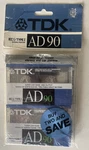 Tdk AD90 Type Blank Cassette Tapes (2) New & Sealed Vintage (early-mid 80'S). Fixed Price $26.99.
