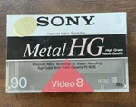 Sony Metal High Resolution Video 8 Cassette Tape P6-90HG New Old Stock. Fixed Price $17.49.