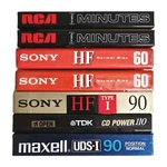 Lot Of 7 Vintage Blank Audio Cassette Tapes - Sealed Sony, Maxell, Tdk, Rca. Fixed Price $24.99.