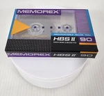 Memorex Hbs Ii, 90 Min High Bias Blank Cassette Tape, New Sealed. Fixed Price $9.85.
