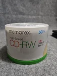 Brand-new Memorex Cd-r 50 Pack 700MB 80 Min 52X Factory Sealed. Fixed Price $11.95.