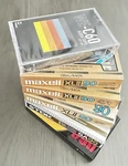 Lot Of 6 New Sealed Maxell, Tdk, Rca, We Are Rewind Blank Audio Cassette Tapes. Fixed Price $50.00.